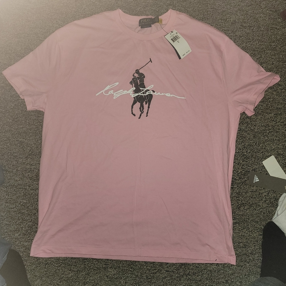 BRAND new Ralph Lauren Polo Pink tee